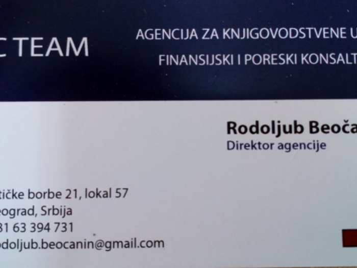 ecc team agencija za knjigovodstvene usluge, finansijski i poreski konsalting besplatni mali oglasi