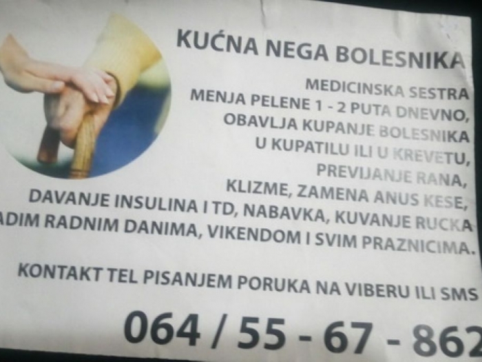 pružam negu, pomoć starijim osobama beograd besplatni mali oglasi