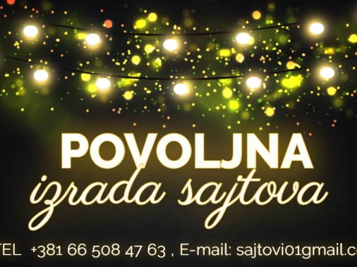 izrada sajta cena 100 besplatni mali oglasi