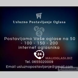 usluzno postavljanje oglasa na 50 200 sajtova  besplatni mali oglasi