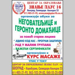 obuka za negovatljice besplatni mali oglasi