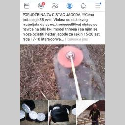 čistač za jagode koji se navrće na trimer besplatni mali oglasi