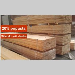20 popust terasna daska sibirski ariš iz rusije  besplatni mali oglasi