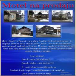 motel konak na brezovici na prodaju besplatni mali oglasi