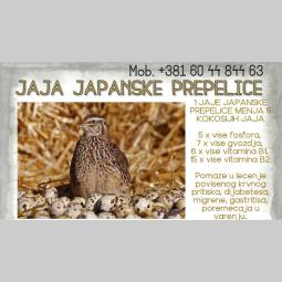 jaja japanskih prepelica (oplođena) besplatni mali oglasi