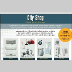 veleprodaja i maloprodaja tehničke robe city shop besplatni mali oglasi