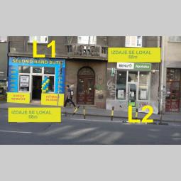 izdajem 2 lokala u prizrenskoj ulici besplatni mali oglasi