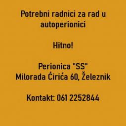 posao potrebni radnici za rad u autoperionici besplatni mali oglasi