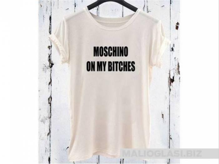 ženska majica sa printom, moschino besplatni mali oglasi