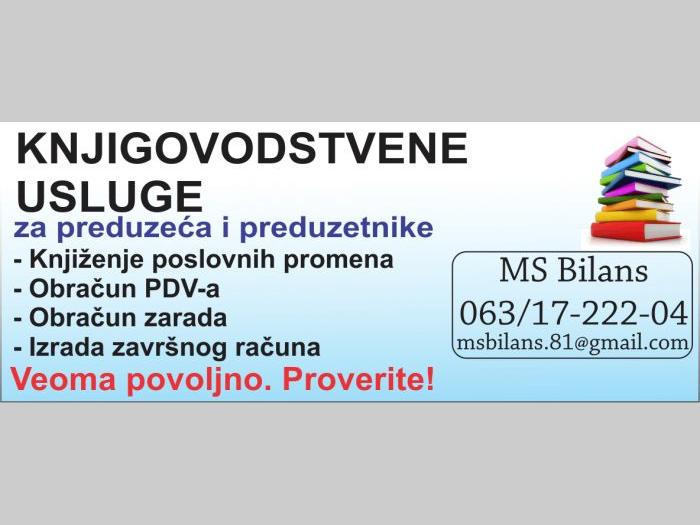 knjigovodstvene usluge besplatni mali oglasi