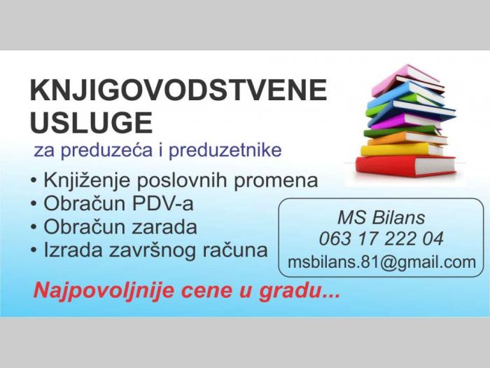 knjigovodstvene usluge besplatni mali oglasi