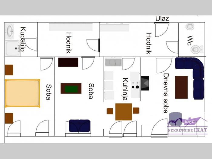 3 0, 72m2, novi beograd, blok 23, milutina milankovića besplatni mali oglasi