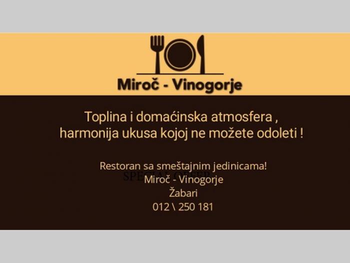restoran miroč besplatni mali oglasi