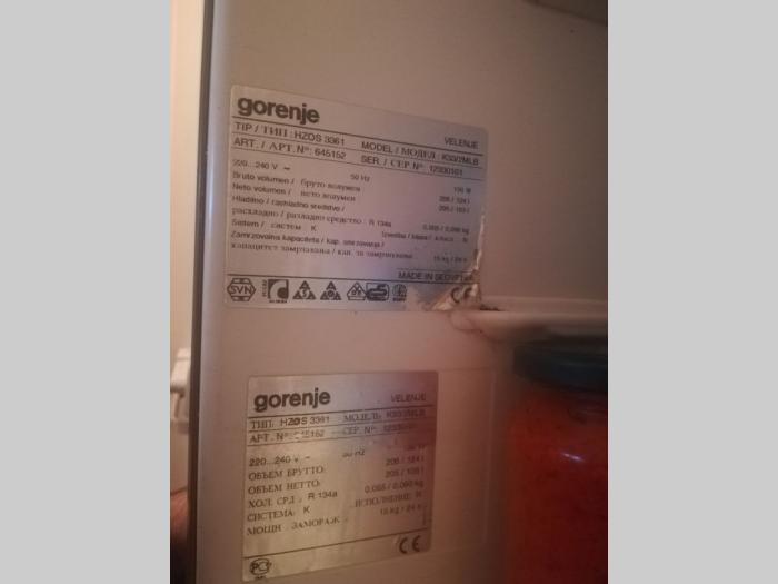 prodajem gorenje frizider u odlicnom stanju besplatni mali oglasi