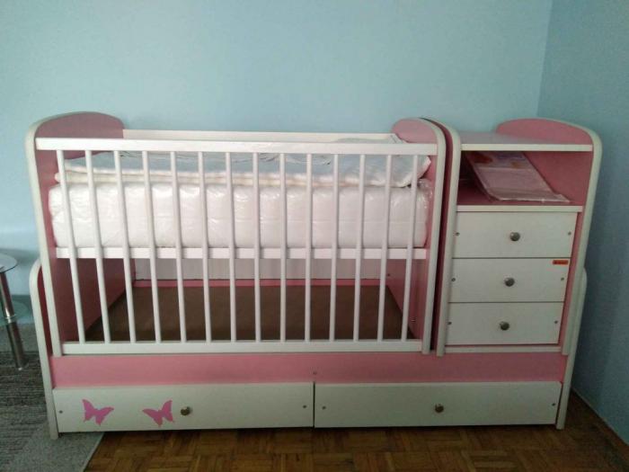prodajem krevetac za bebe ( za devojčice) besplatni mali oglasi