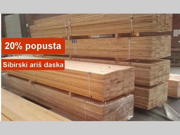20 popust terasna daska sibirski ariš iz rusije  besplatni mali oglasi
