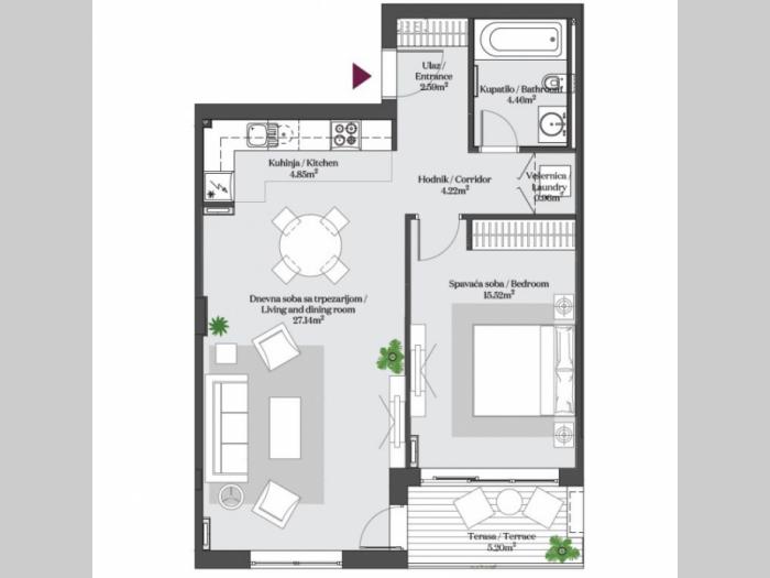 bw magnolia 65m2, bez provizije kupca besplatni mali oglasi