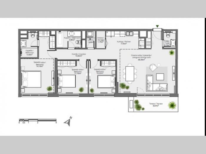 beograd na vodi, bw parkview, lux, 114m2 besplatni mali oglasi