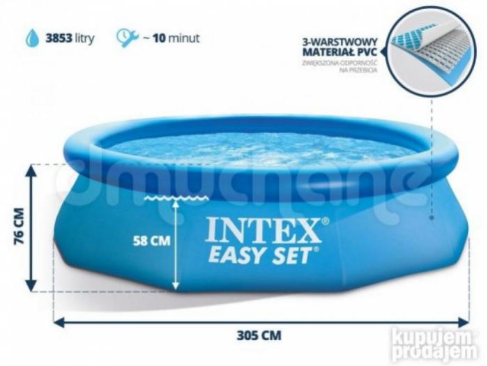 intex easy set 305cm x 76 cm besplatni mali oglasi