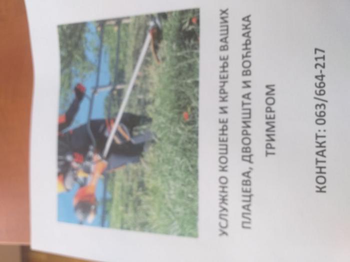 košenje trimerom besplatni mali oglasi