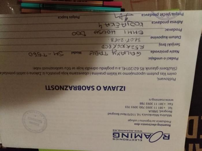 tablet samsung besplatni mali oglasi