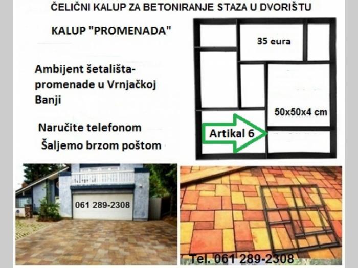 kalupi za betoniranje besplatni mali oglasi