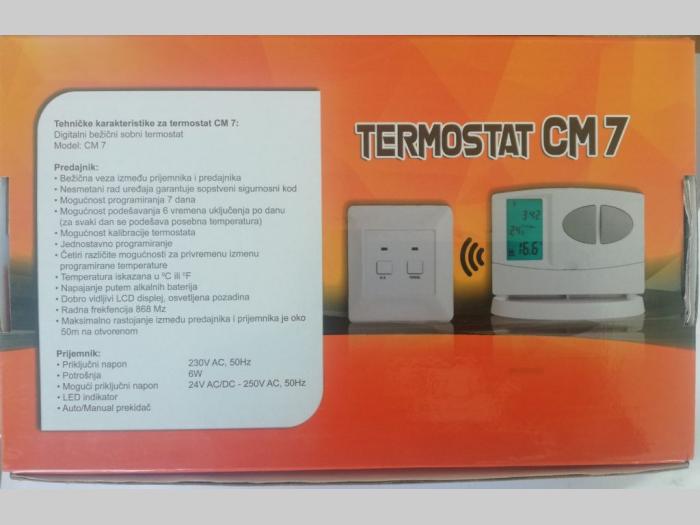 digitalni, bežični, sobni termostat cm7 (garancija 2 godine) besplatni mali oglasi