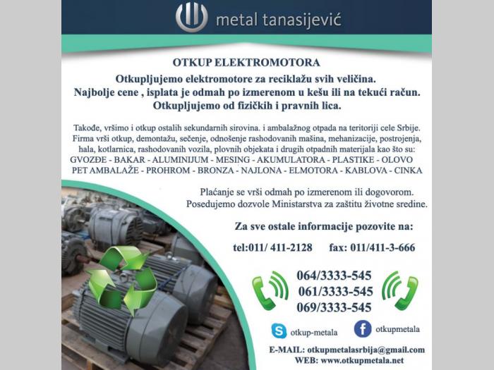 otkup elektromotora besplatni mali oglasi