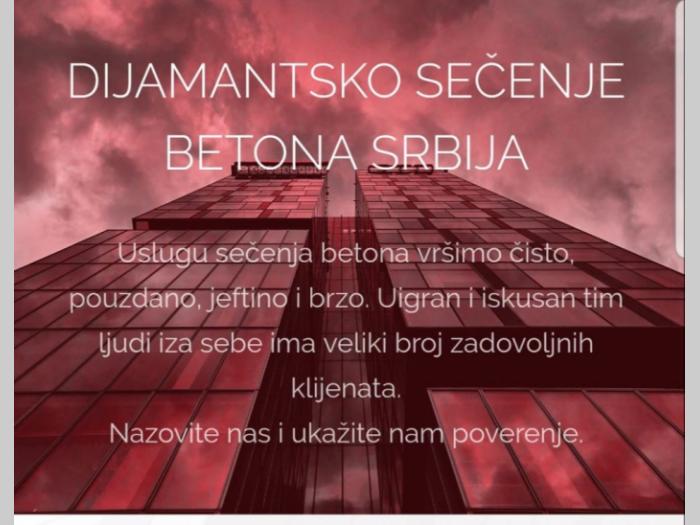 mašinsko sečenje betona besplatni mali oglasi