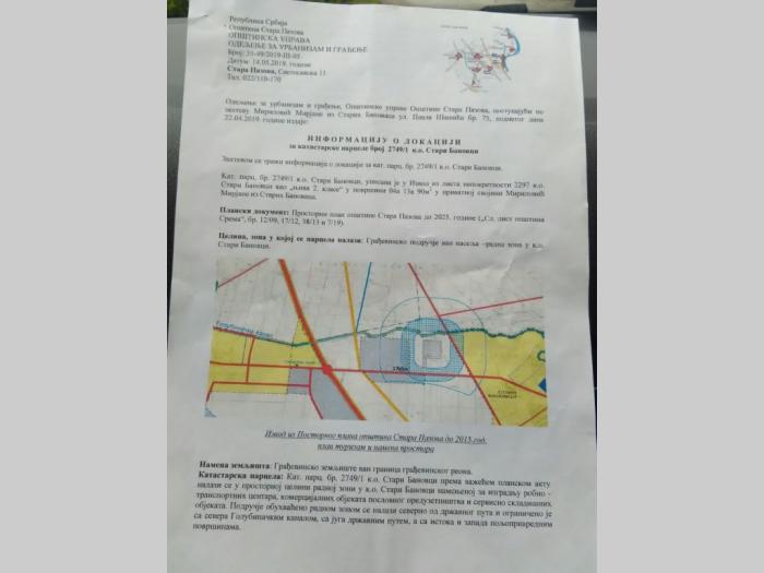 plac stara pazova industrijska zona besplatni mali oglasi