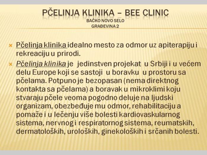 pčelinja klinika bee clinic besplatni mali oglasi