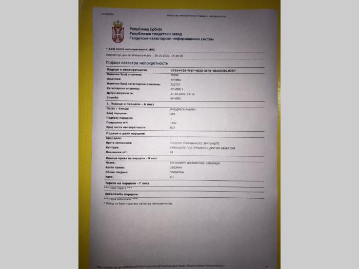 kuća i plac u centru kučeva besplatni mali oglasi