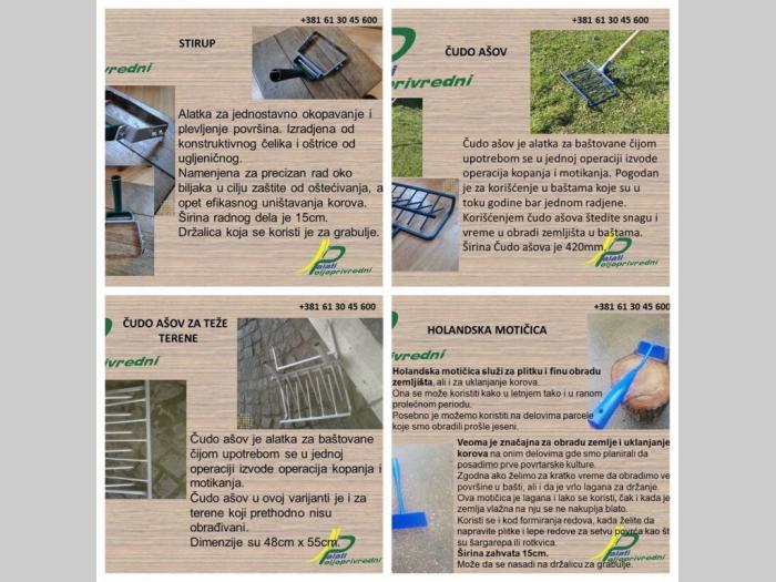 super ašov, krokodil asov,kultivator i ostali vrhunski alati za baštu i njivu besplatni mali oglasi
