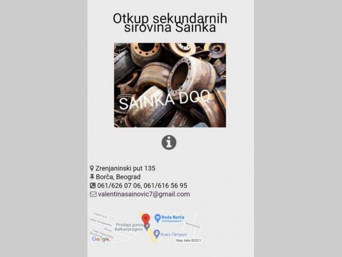 otkup sekundardnih sirovina firma sainka besplatni mali oglasi
