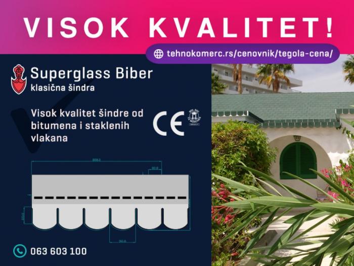 tegola superglas biber besplatni mali oglasi