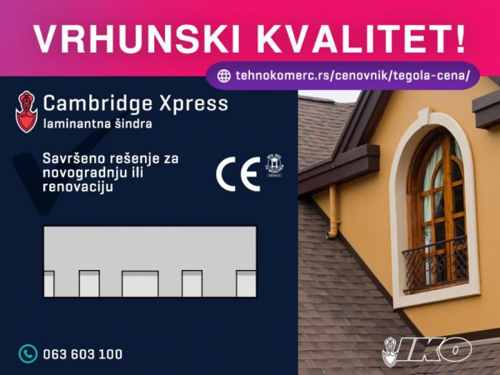 tegola cambridge xpress besplatni mali oglasi