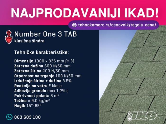 tegola number one 3t besplatni mali oglasi