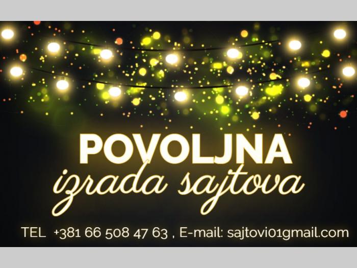 izrada sajta cena 100 besplatni mali oglasi