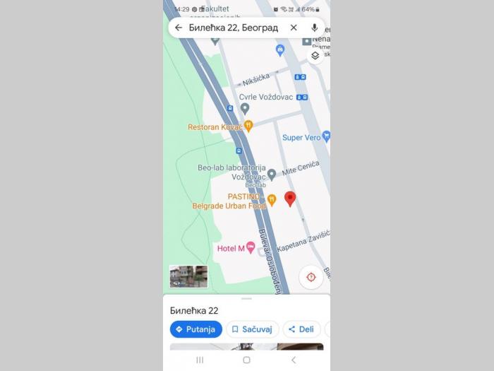 izdajem garažno mesto, 16m2, bilećka 22 besplatni mali oglasi